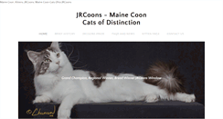 Desktop Screenshot of jrmainecoons.com